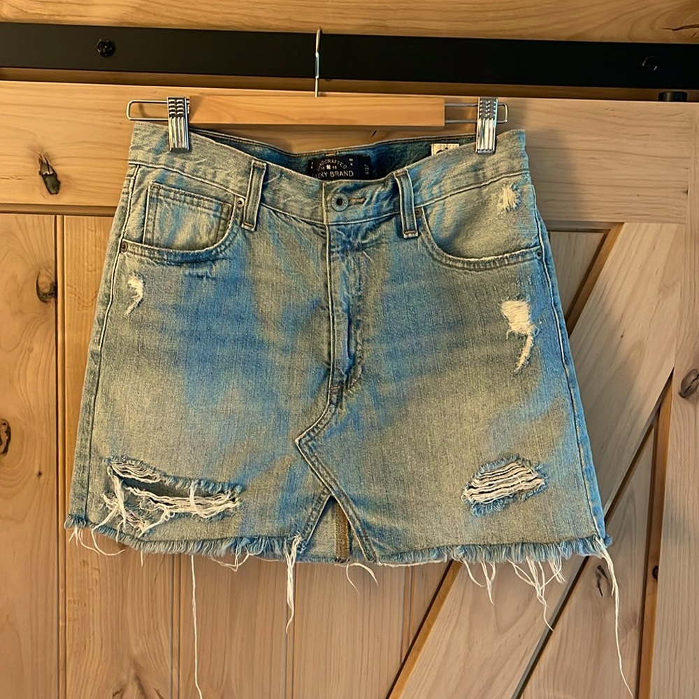 Lucky Brand Old Favorite Mini Jean Skirt